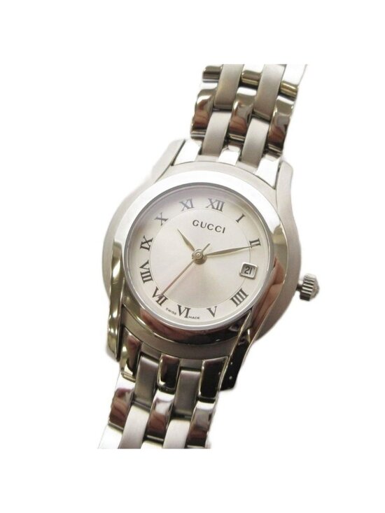 Gucci Watch Analog 3 Hand Quartz Round Face Silver Color main image 6
